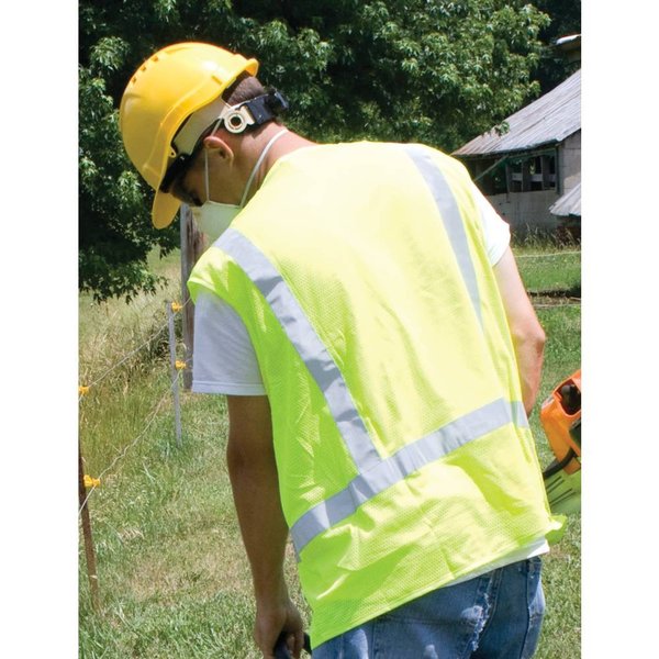 Stens Safety Vest For Class 2 Lime, Hook And Loop Closure, X-Large; 751-737 751-737